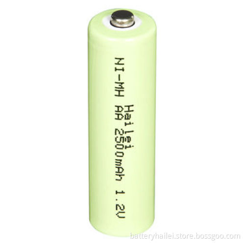 2500mAh Rechargeable NiMH Battery with 1.2V Voltage and Low Self-discharge
